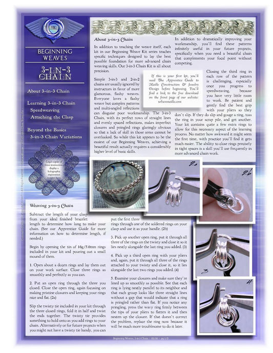 3-in-3 Chain Instructions