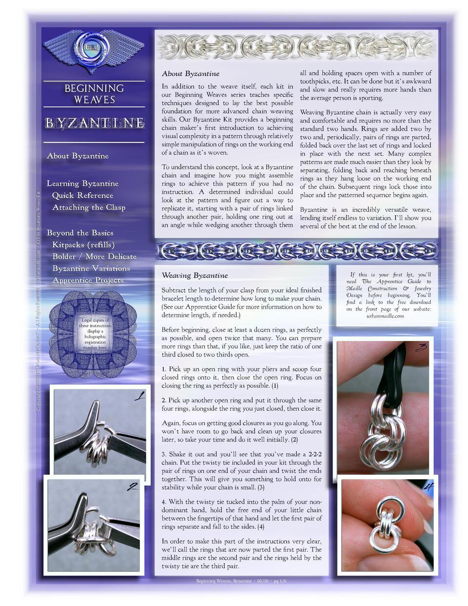 Byzantine Chain Instructions